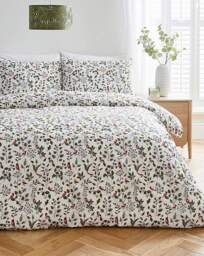 Julipa Hazel Bird Duvet Cover Set White/Multi-Coloured - JD Williams - Size: SINGLE - thumbnail 1