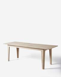 Julipa Charlotte Extendable Dining Table Washed OAK - JD Williams - thumbnail 3