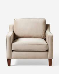 Amy Velvet Oversized Armchair Champagne - JD Williams - thumbnail 3