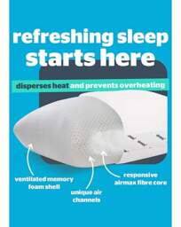 Silentnight Airmax Memory Foam Pillow White - Silentnight - Size: EACH - thumbnail 5