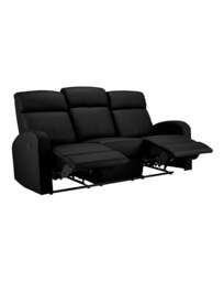 Ramsey 3 Seater Recliner Sofa Black - JD Williams - thumbnail 3