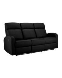 Ramsey 3 Seater Recliner Sofa Black - JD Williams - thumbnail 2
