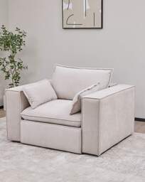 Campbell Power Recliner Armchair Natural - JD Williams - thumbnail 3