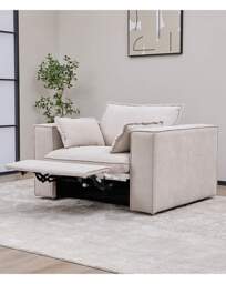Campbell Power Recliner Armchair Natural - JD Williams - thumbnail 5