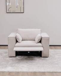 Campbell Power Recliner Armchair Natural - JD Williams - thumbnail 4