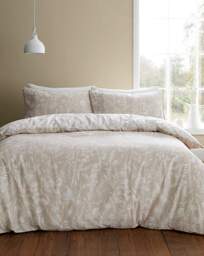 Bianca Brushed Floral Toile Duvet Set Natural - Bianca - Size: DOUBLE - thumbnail 3