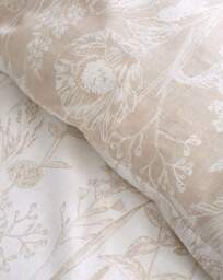 Bianca Brushed Floral Toile Duvet Set Natural - Bianca - Size: DOUBLE - thumbnail 4