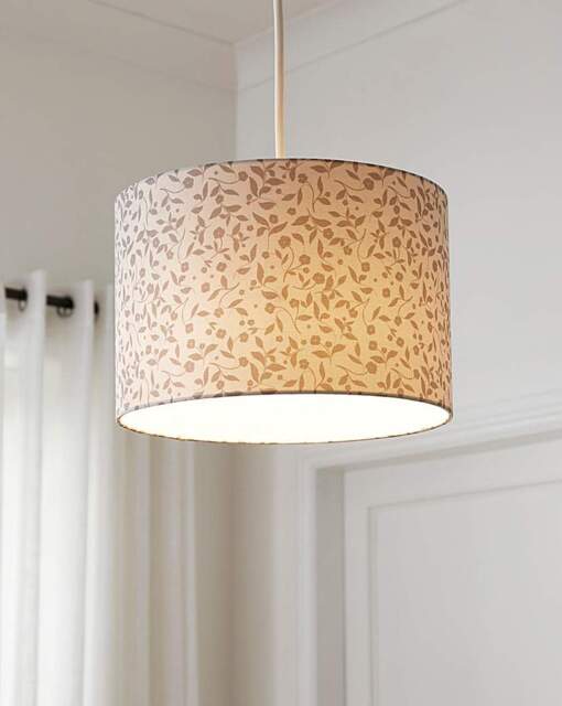 Mae Floral Easy Fit Shade 30cm Cream - Searchlight - image 1
