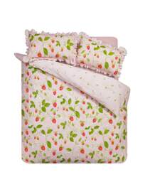 Catherine Lansfield Strawberry Duvet Set Pink - Catherine Lansfield - Size: S KING - thumbnail 2
