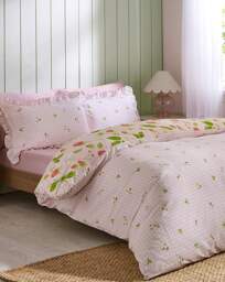 Catherine Lansfield Strawberry Duvet Set Pink - Catherine Lansfield - Size: S KING - thumbnail 5