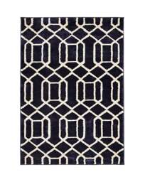 Newport Lattice Geometric Rug Navy - Homemaker - Size: 160X230 - thumbnail 2