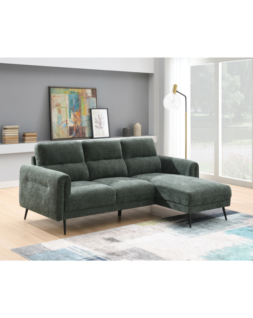 Astor Right Hand Corner Chaise Moss Green - image 1