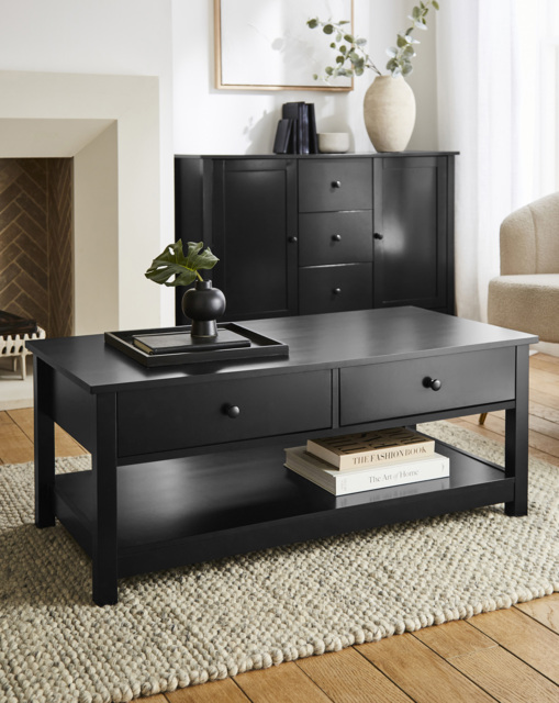 Bosworth Coffee Table Black - JD Williams - image 1