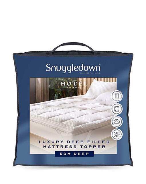 Snuggledown Luxury Mattress Topper 5 cm White - Snuggledown - Size: KING - image 1
