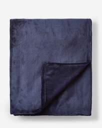 Plush Fleece Throw Navy - JD Williams - Size: 200X220 - thumbnail 3
