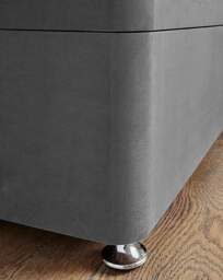 Silentnight 3000 Gel Box Ottoman Divan Charcoal - Silentnight - Size: DOUBLE - thumbnail 4