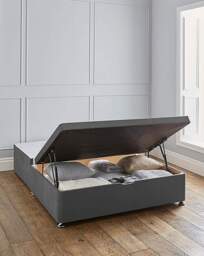 Silentnight 3000 Gel Box Ottoman Divan Charcoal - Silentnight - Size: DOUBLE - thumbnail 3