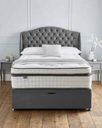 Silentnight 3000 Gel Box Ottoman Divan Charcoal - Silentnight - Size: DOUBLE - thumbnail 5