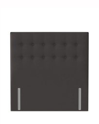 Silentnight Goya Headboard- Velvet Charcoal - Silentnight - Size: DOUBLE - thumbnail 1