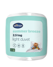 SN Summer Breeze Duvet White - Silentnight - Size: KING