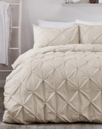 Serene Lara Duvet Cover Set Natural - Serene - Size: SINGLE - thumbnail 1