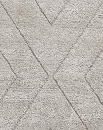Think Rugs Ideal Shaggy Berber Rug Silver - Think Rugs - Size: 120X170 - thumbnail 2
