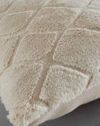 Cosy Diamond Cushion Natural - Catherine Lansfield - Size: 43X43 - thumbnail 4