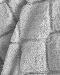 Cosy Diamond Throw Silver - Catherine Lansfield - Size: 130X170 - thumbnail 4
