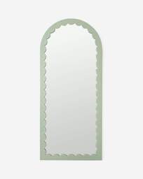 Dalia Scallop Arched Leaner Mirror Sage - JD Williams - thumbnail 2