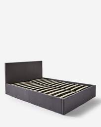 Hayden Ottoman Bed with Mattress Charcoal - Size: DOUBLE - thumbnail 4