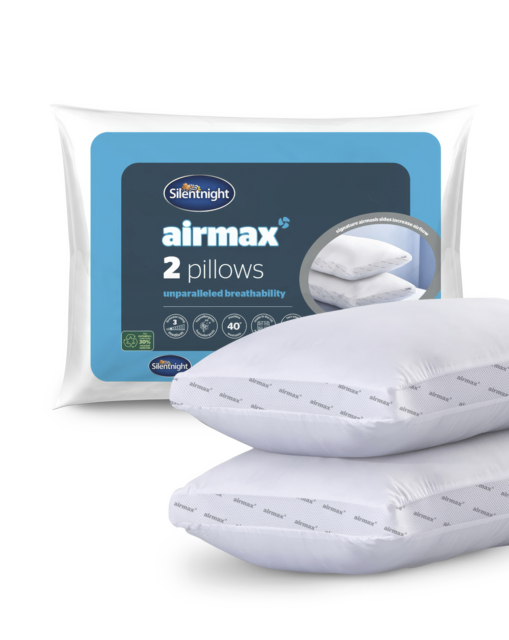 Silentnight 2 Pack Airmax Pillow White - Silentnight - Size: PAIR - image 1