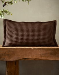 Pineapple Elephant Jaipur Waffle Cushion Chocolate - Pineapple Elephant - Size: 30X50