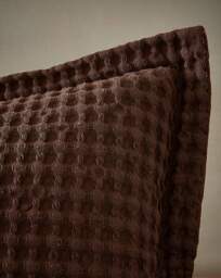 Pineapple Elephant Jaipur Waffle Cushion Chocolate - Pineapple Elephant - Size: 30X50 - thumbnail 2