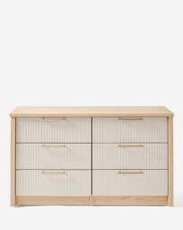 Peyton 6 Drawer Chest Natural - One Call - thumbnail 2