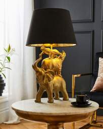 Joanna Hope Stacking Animals Table Lamp Gold/Black - Joanna Hope - thumbnail 1