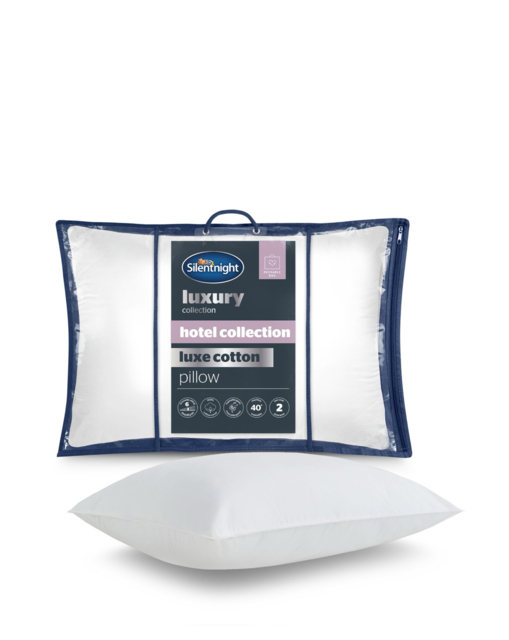 SN Hotel Collection Luxe Cotton Pillow White - Silentnight - Size: EACH