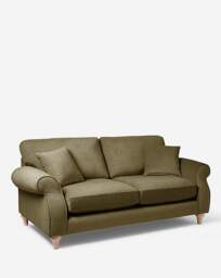 Julipa Colston Chenille 3 Seater Sofa Moss - Julipa - thumbnail 2
