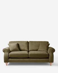 Julipa Colston Chenille 3 Seater Sofa Moss - Julipa - thumbnail 3