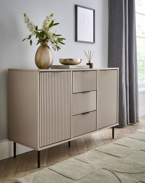 Fernley Large Sideboard Taupe - Joanna Hope - image 1