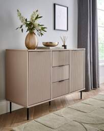 Fernley Large Sideboard Taupe - Joanna Hope