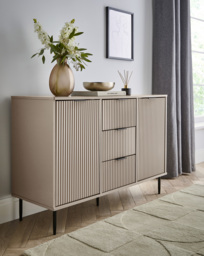 Fernley Large Sideboard Taupe - Joanna Hope - thumbnail 1