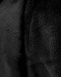 Raschel Velvet Throw Black - Catherine Lansfield - Size: 130X170 - thumbnail 2