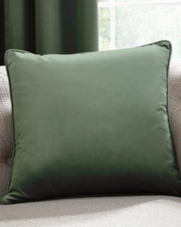 Laurence Bowen Montrose Filled Cushion Bottle Green - Laurence Llewelyn-Bowen - Size: 43X43