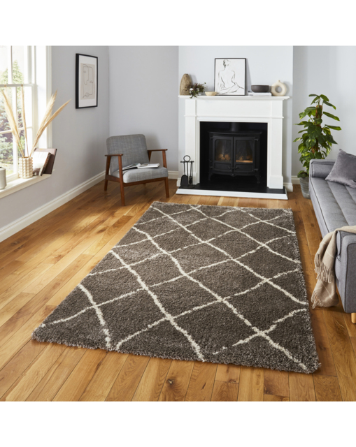 Think Rugs Scandi Berber Rug Beige/Cream - Think Rugs - Size: 200X290