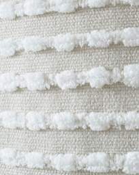 Catherine Lansfield Stab Stitch Cushion Natural - Catherine Lansfield - Size: 43X43CM - thumbnail 3