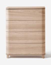 Arden Small Chest of Drawers OAK Effect - JD Williams - thumbnail 2
