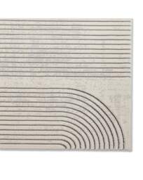 Think Rugs Apollo Modern Linear Rug Grey/Ivory - Think Rugs - Size: 80X150 - thumbnail 2