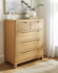 Lorcan 3+2 Chest of Drawers OAK - JD Williams - thumbnail 1