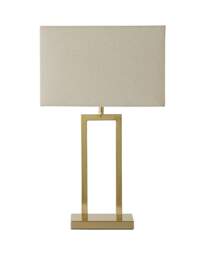Gloria Gold Double Stem Table Lamp Gold - ValueLights - thumbnail 2