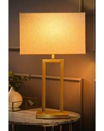 Gloria Gold Double Stem Table Lamp Gold - ValueLights - thumbnail 3